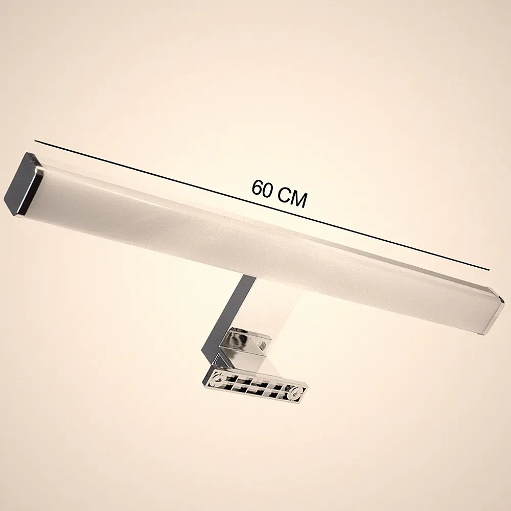 LED Bad Spiegelleuchte Spiegelschrank Lampe Schrankleuchte Aufbaulampe 8W 60 CM