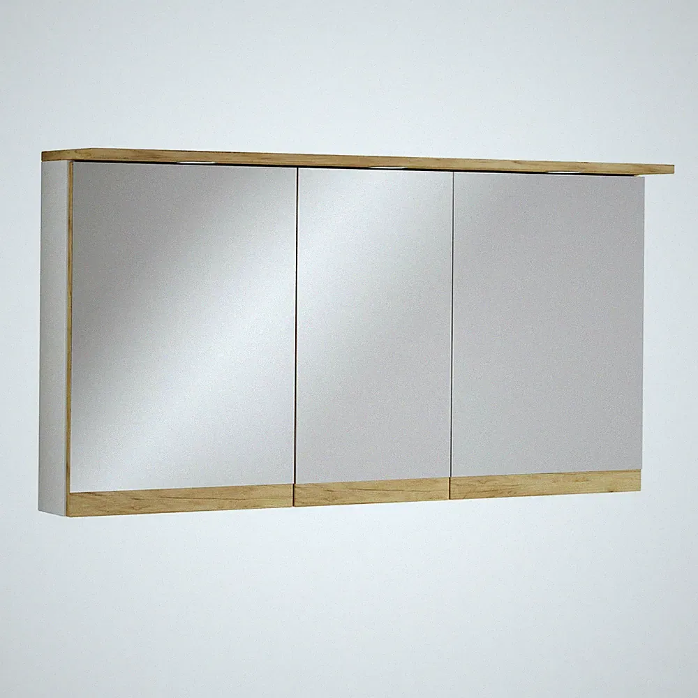 LED Bad Spiegelschrank 59x110x23 Cosila H. 59 x B. 110 x T. 23 cm - VCM