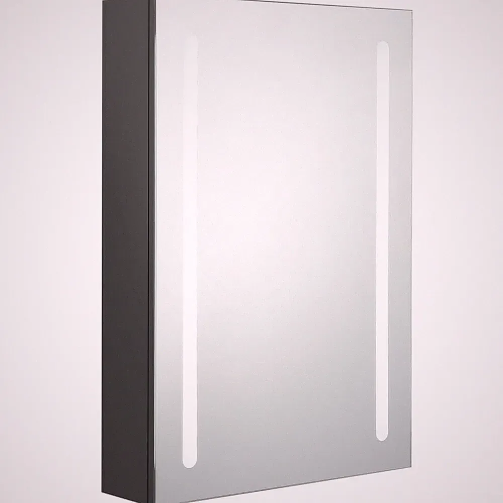 LED-Bad-Spiegelschrank | Badezimmerschrank | Spiegel | Wandschrank | 50x13x70cm