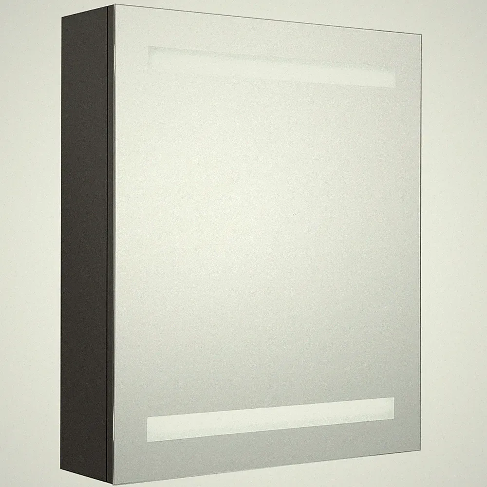 LED Bad Spiegelschrank Badezimmerspiegel Schrank Spiegel Hängeschrank 50x14x60cm