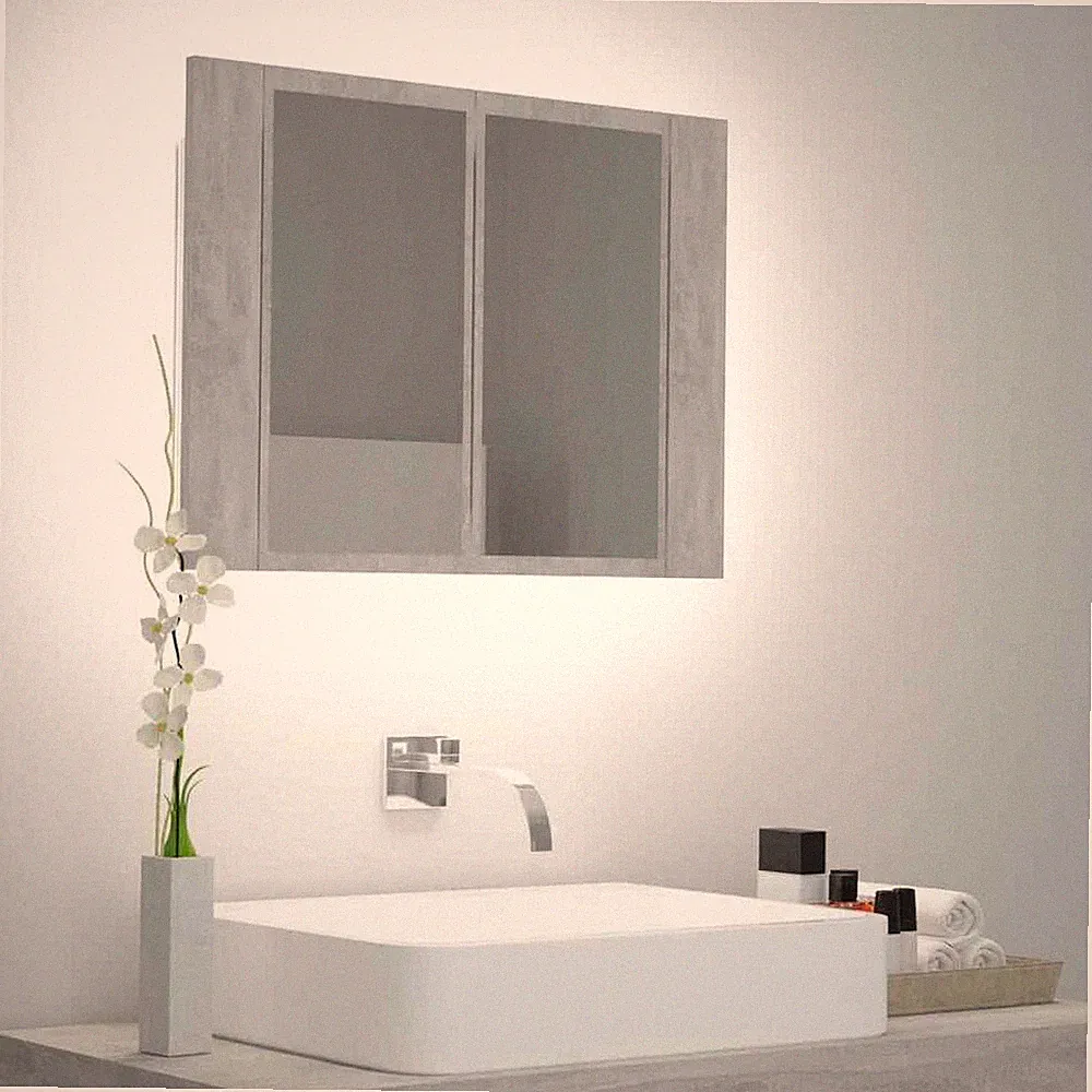 LED Bad Spiegelschrank Badschrank Badezimmerspiegel mehrere Auswahl vidaXL