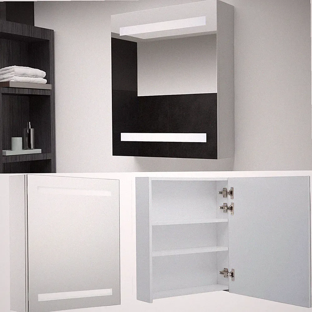 LED Bad Spiegelschrank Badschrank Badspiegel Hängeschrank Spiegel Glasspiegel DE