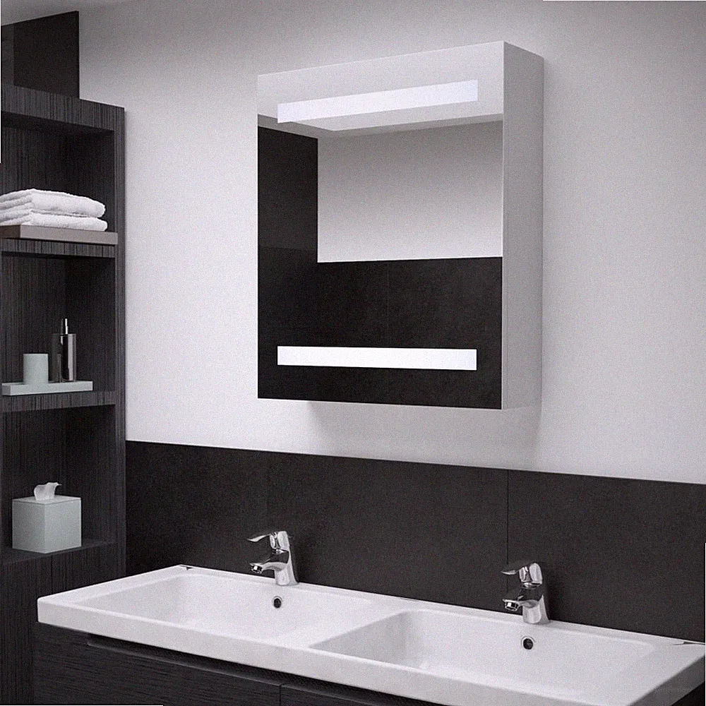 LED Bad Spiegelschrank Badspiegel Hängeschrank Badschrank Badezimmerspiegel~