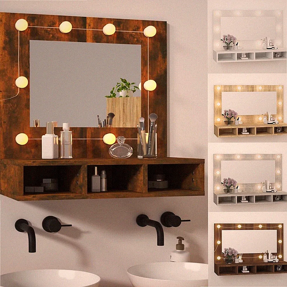LED Bad Spiegelschrank Badspiegel Spiegel Badezimmerschrank mit Beleuchtung