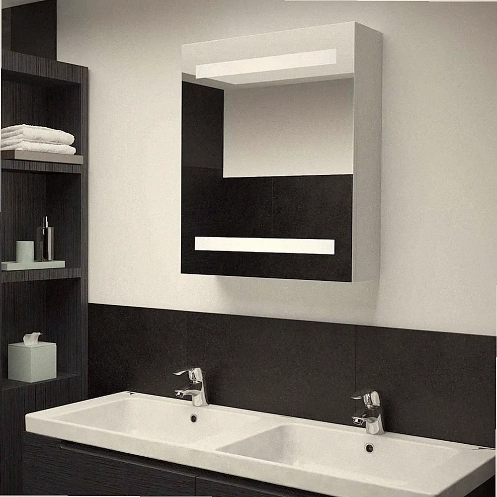 LED Bad Spiegelschrank Spiegel Badspiegel Schrank Badschrank 50x13,5x60cm vidaXL