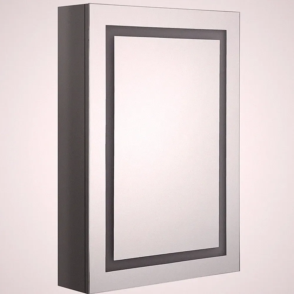 LED-Bad-Spiegelschrank | Wandschrank | Schminkspiegel | Gästebad | 50x14x70cm