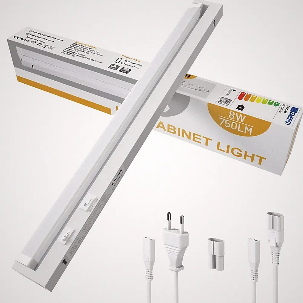 LED Badezimmer über Spiegel Lampe Wand 54.5CM,8W Dimmbar,3er Lichtfarben Wählbar