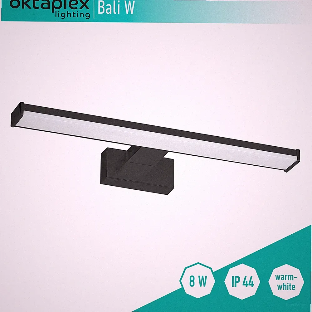 LED Badleuchte Spiegelleuchte Spiegellampe Spiegelschrank IP44 5W 41cm B-Ware
