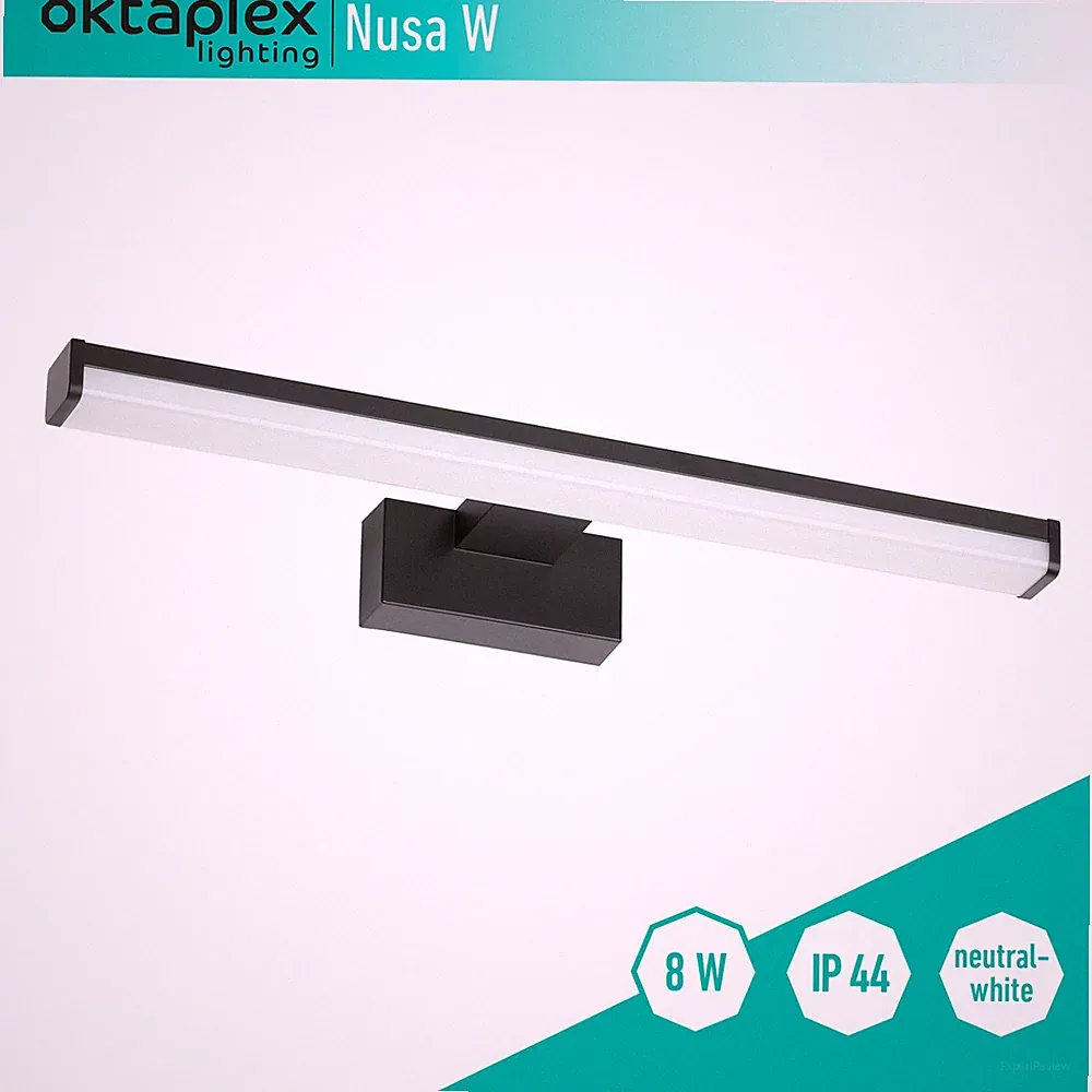 LED Badleuchte Spiegelleuchte Spiegellampe Spiegelschrank IP44 5W B-Ware