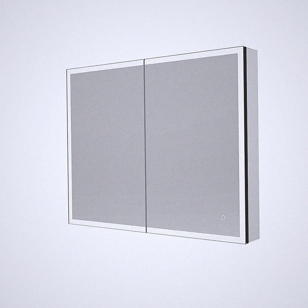 LED Badspiegel mit Beleuchtung Badezimmer Touch Spiegelschrank Wandspiegel