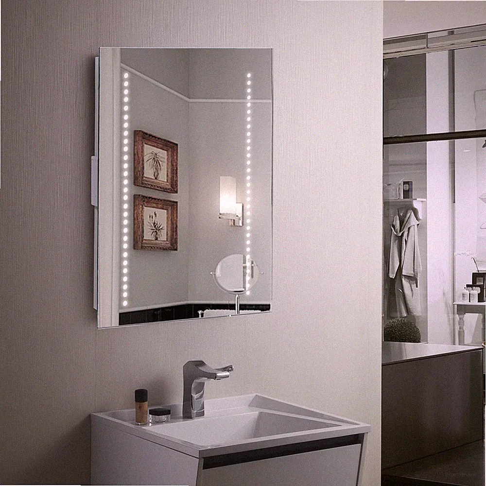 LED LICHT BADSPIEGEL BEWEGUNGSMELDER GLAS GALACTIC 500x700x35 BM2