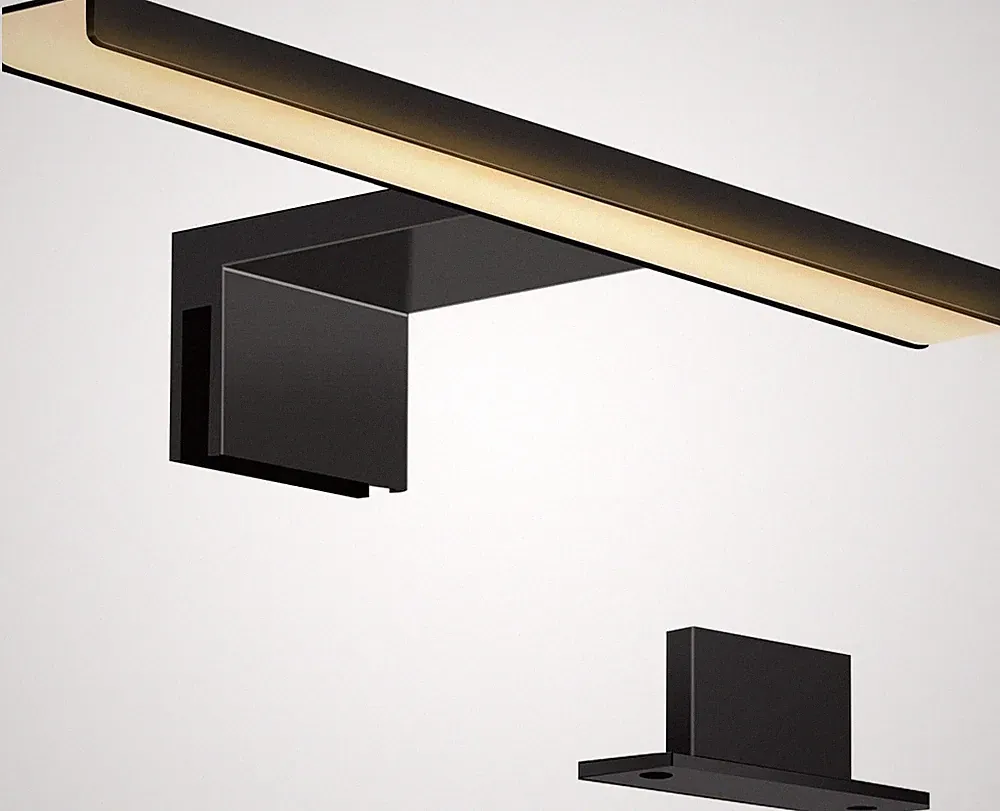 LED Spiegelleuchte 30 cm Badlampe warmweiß 5W Schrankleuchte Aufbauleuchte