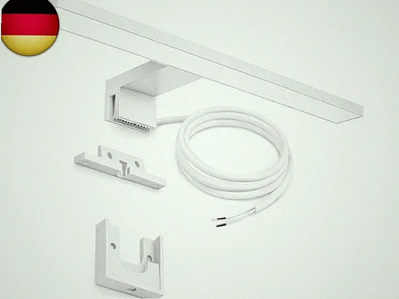 LED Spiegelleuchte 30 cm Weiß – 5W 550 lm 4000K Neutralweiß – Bad Spiegellampe I