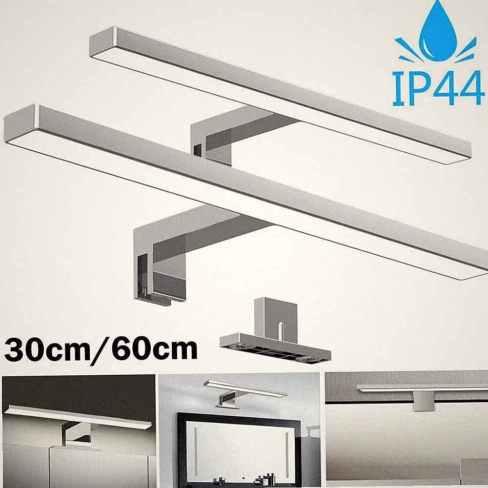 LED Spiegelleuchte Bad Badlampe Schrankleuchte Tube Spiegelschrank Leuchte Neu