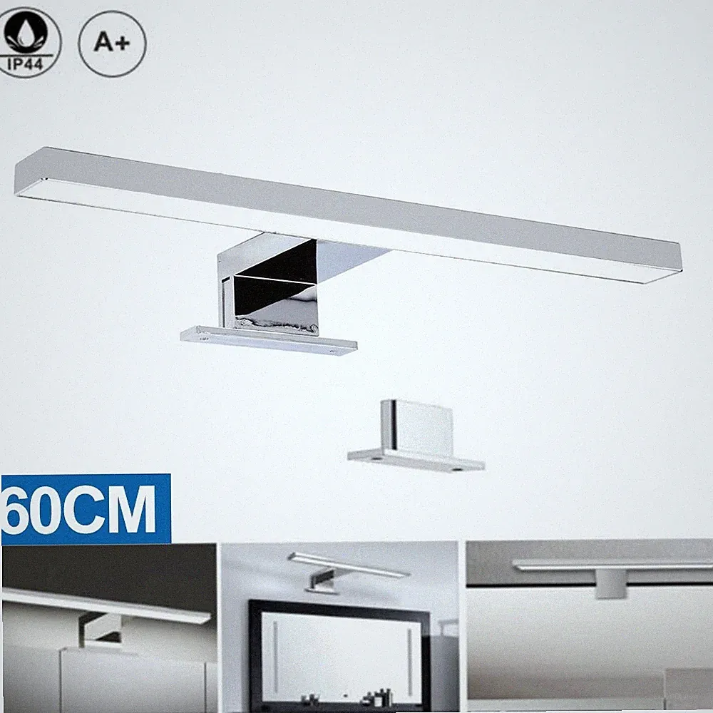 LED Spiegelleuchte Bad Beleuchtung Badleuchte Schminklicht Aufbaulampe 60CM