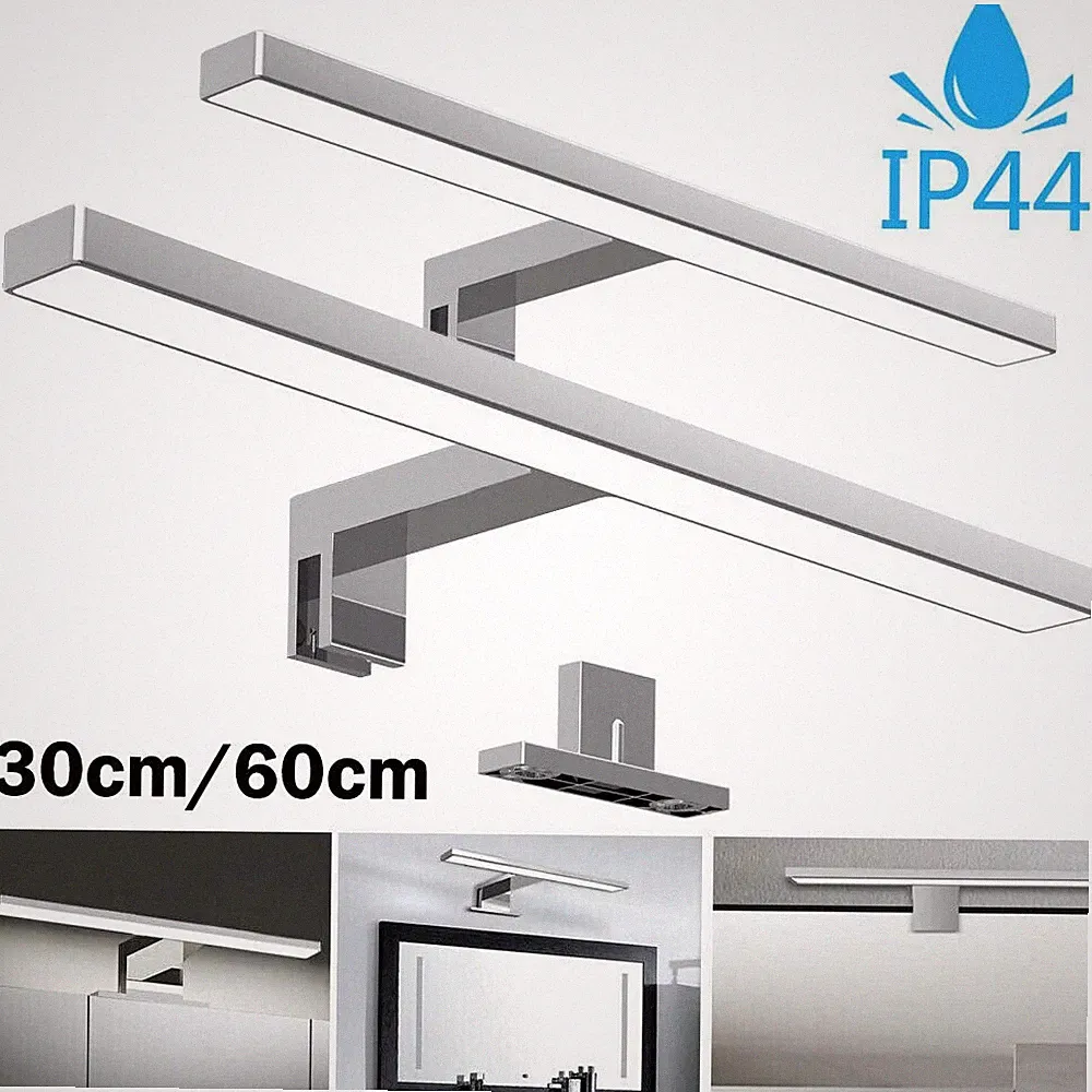 LED Spiegelleuchte Bad Beleuchtung Schminklicht Badezimmer IP44 Aufbaulampe 12W