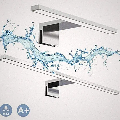 LED SPIEGELLEUCHTE BAD BELEUCHTUNG SCHMINKLICHT BADEZIMMER IP44 AUFBAULAMPE