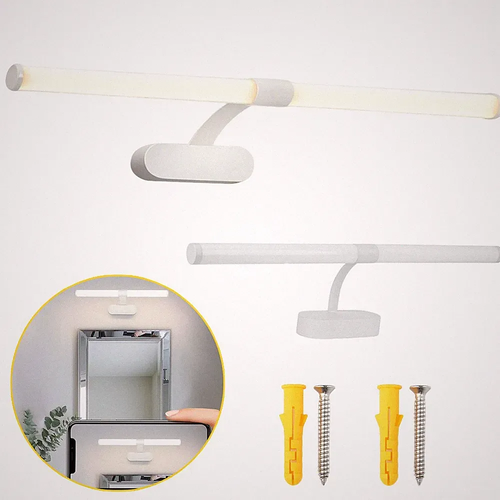LED Spiegelleuchte Bad Spiegellampe 60CM Spiegel Wandlampe Badlampe Wandleuchte