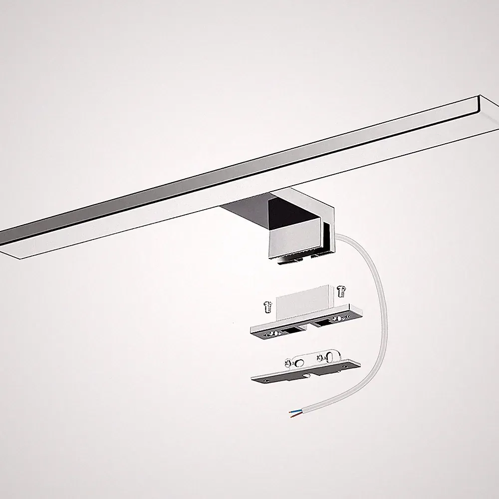 LED Spiegelleuchte Badezimmer Wandleuchte Neutralweiß 4000K 10W 820LM 40cm 230V