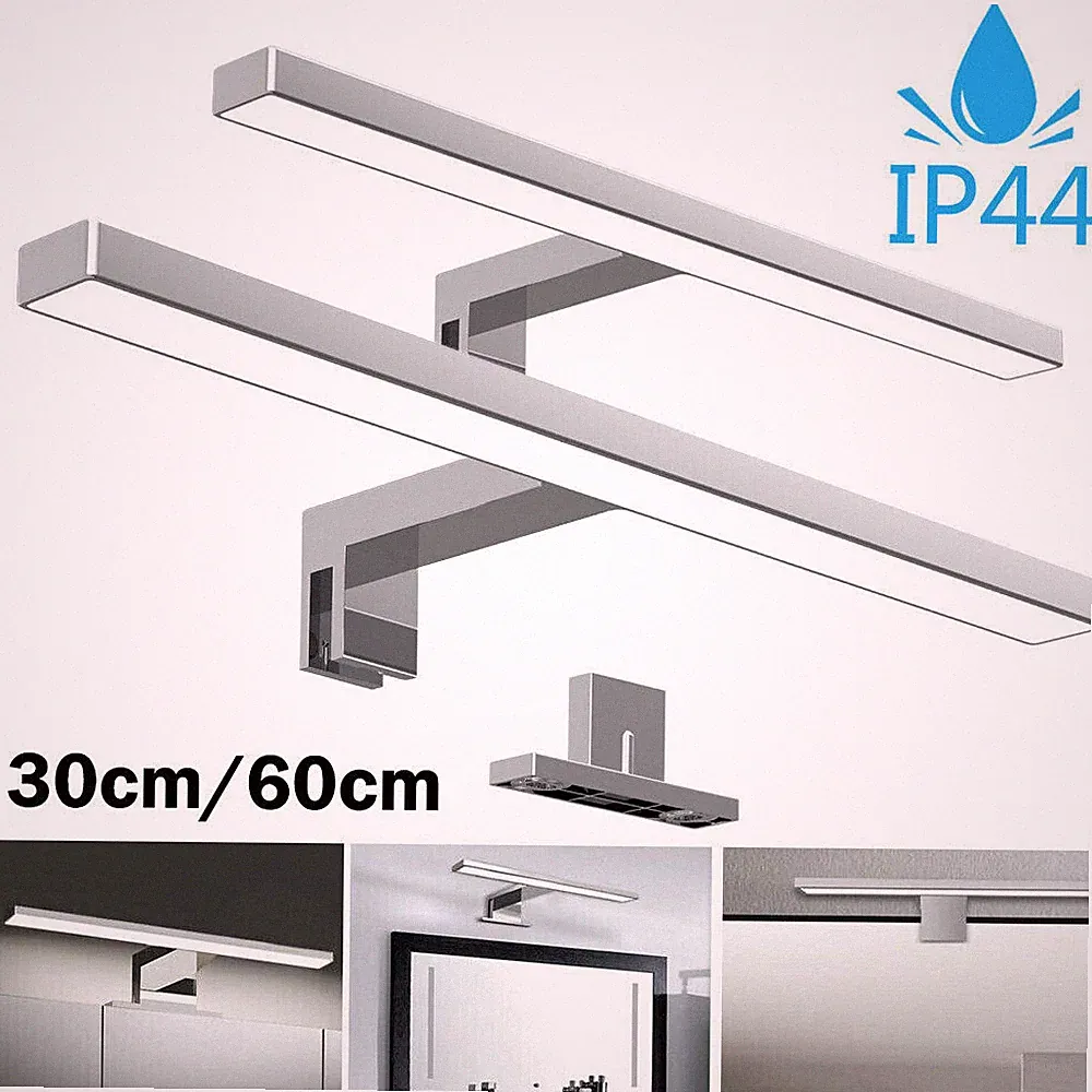 LED Spiegelleuchte Badlampe 230V Schrankleuchte Tube Spiegelschrank Bad Leuchte