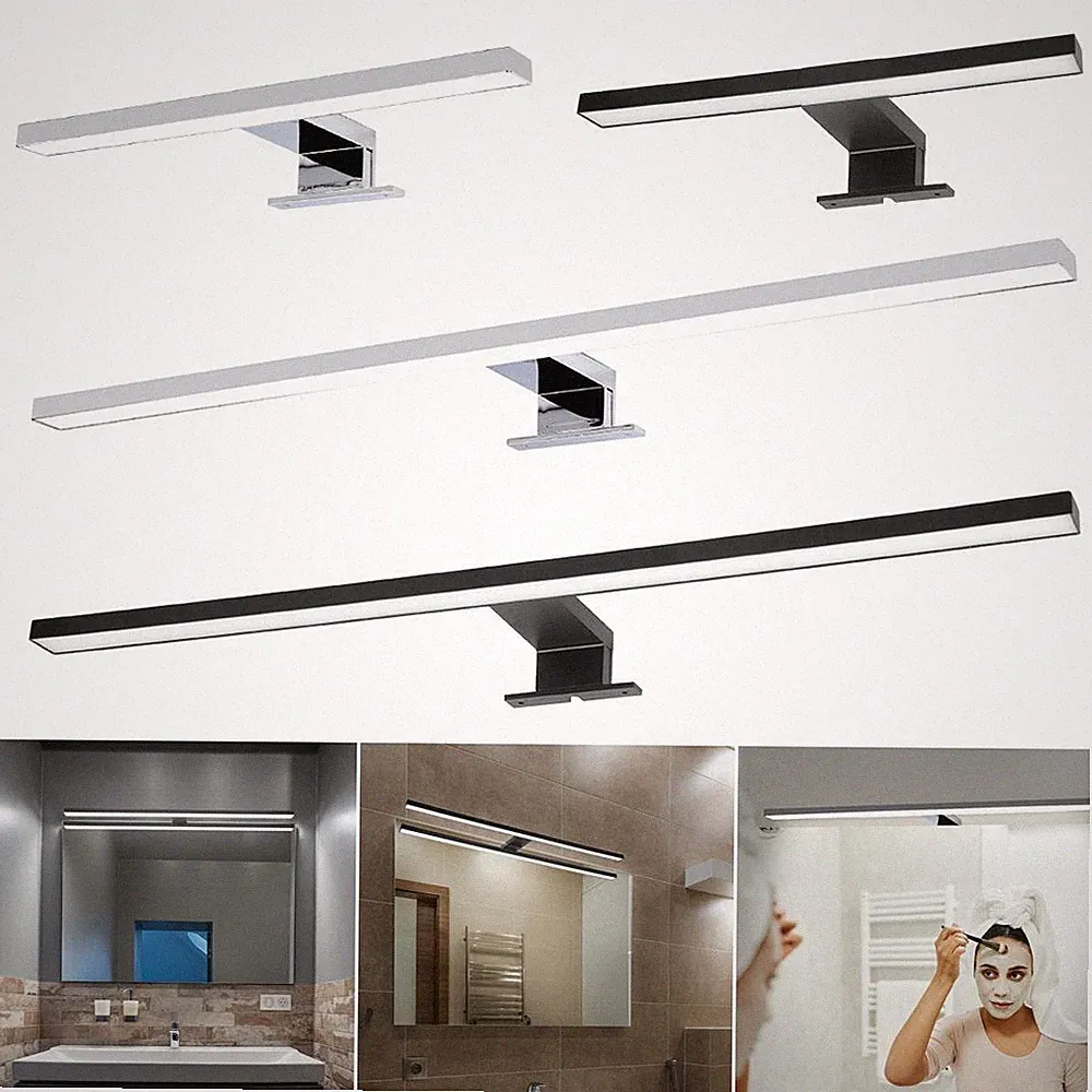 LED Spiegelleuchte Badlampe 230V Schrankleuchte Tube Spiegelschrank Badleuchte