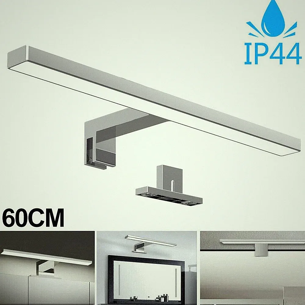 LED Spiegelleuchte Badlampe 60cm Schrankleuchte Tube Spiegelschrank Bad Leuchte