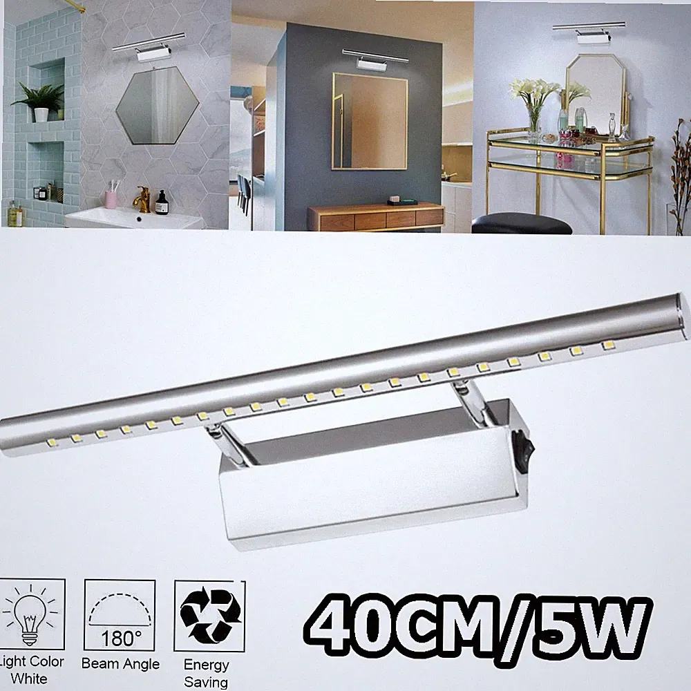LED Spiegelleuchte Badlampe Schrankleuchte Spiegelschrank Bad Leuchte,Schalter