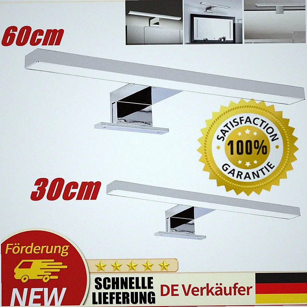 LED Spiegelleuchte Badleuchte Schminklicht Spiegelschrank Schrank-Beleuchtung