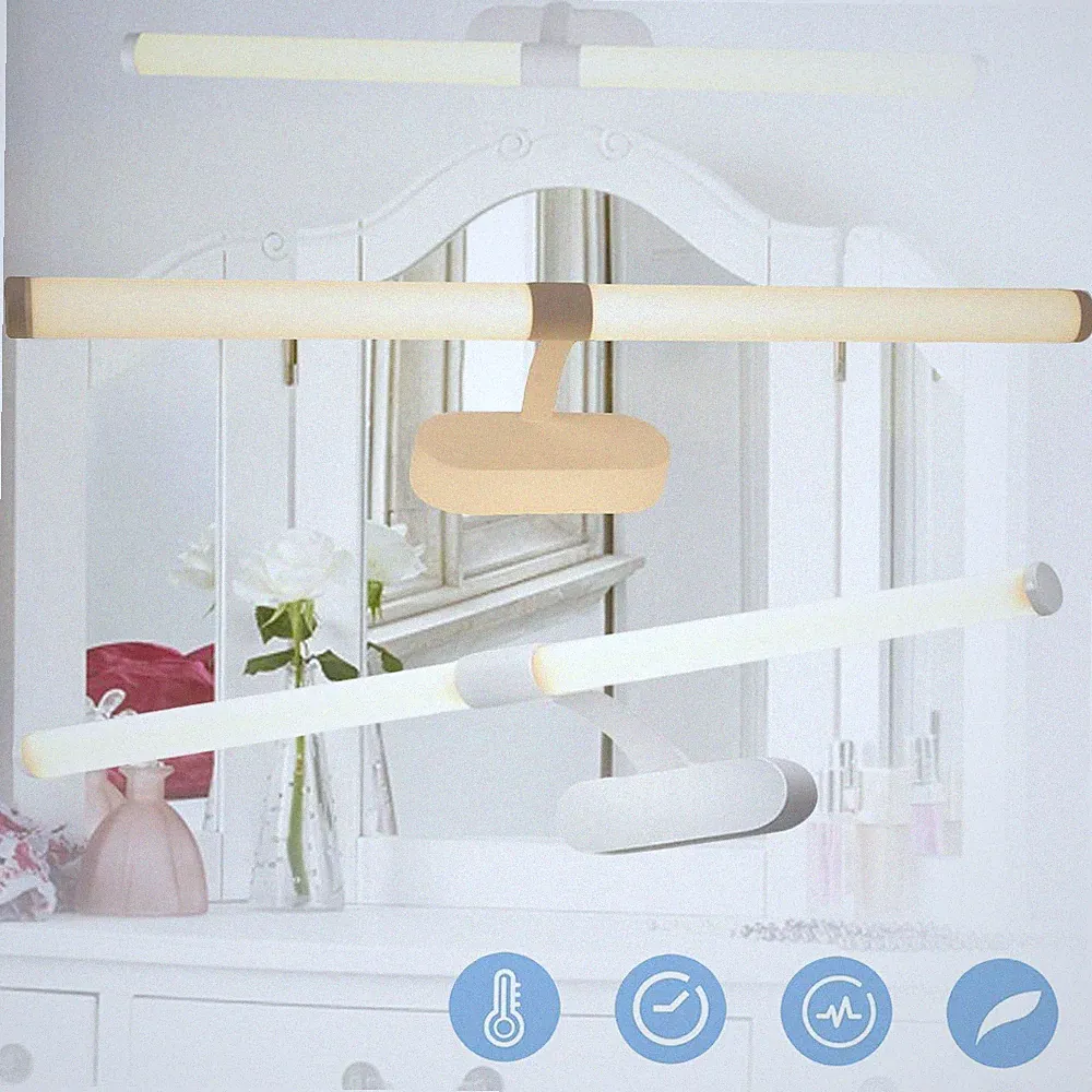 LED Spiegelleuchte,IP44 Badleuchte,Badlampe Schminklicht Schrankleuchte Warmweiß