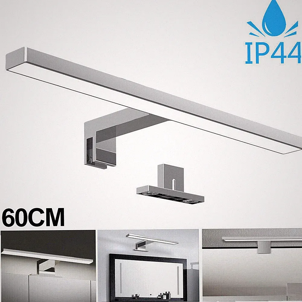 LED Spiegelleuchte Schminklicht Bad Beleuchtung Badezimmer Aufbaulampe Wand 60CM