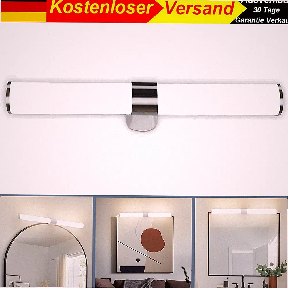 LED Spiegelleuchte Wand IP44 40CM Badezimmer Spiegelschranklampe für Bad Küche