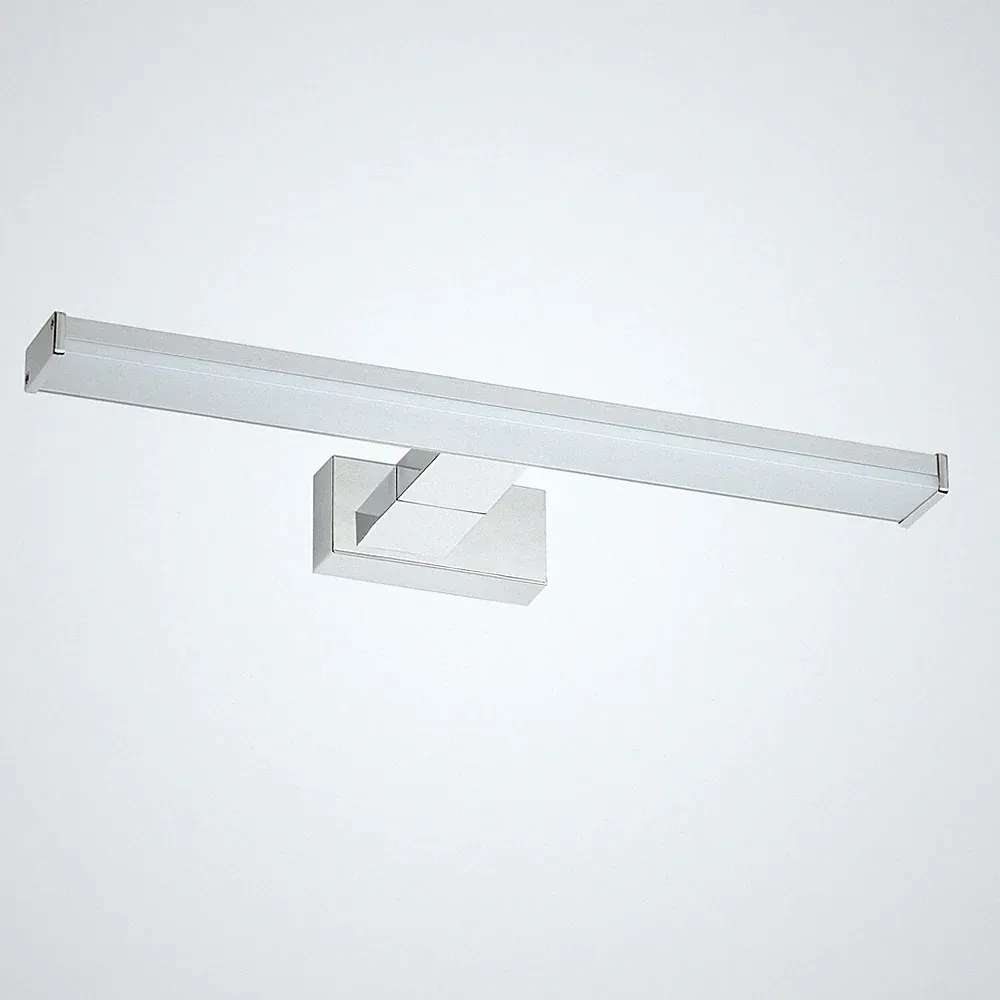 LED Spiegelleuchte warmweiß 40cm Badleuchte silber 640lm 8W 230V Schminklicht
