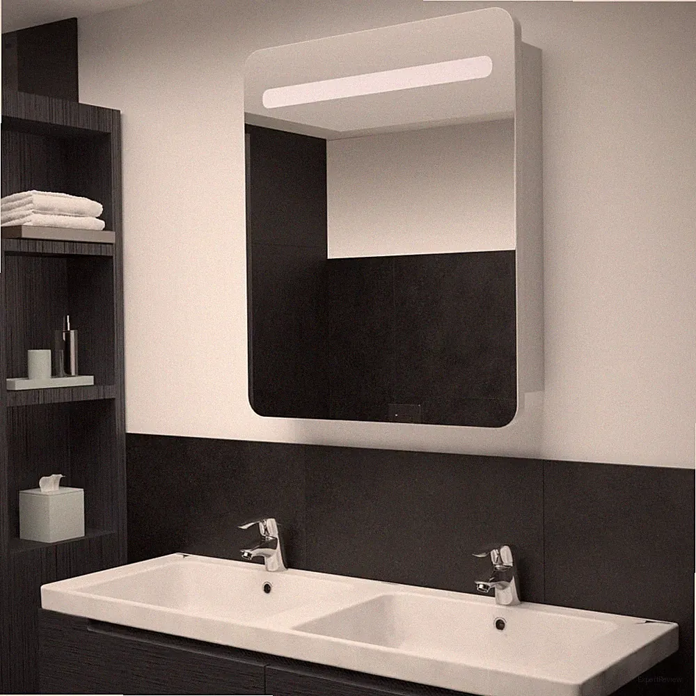 LED Spiegelschrank 68x9x80cm Badschrank Badspiegel Badezimmerspiegel vidaXL