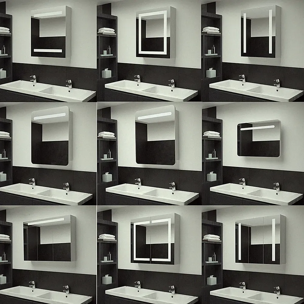 LED Spiegelschrank Badezimmerspiegel Badschrank Bad Spiegel Hängeschrank Auswahl