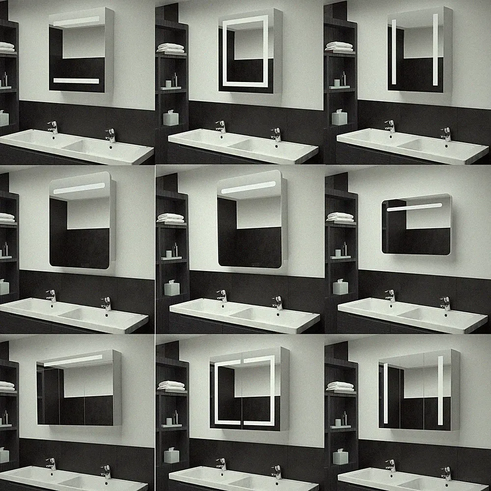 LED Spiegelschrank Badezimmerspiegel Badschrank Bad Spiegel Hängeschrank Auswahl
