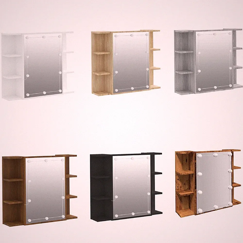 LED Spiegelschrank Badezimmerspiegel Badschrank Wandspiegel Bad-Spiegelschrank