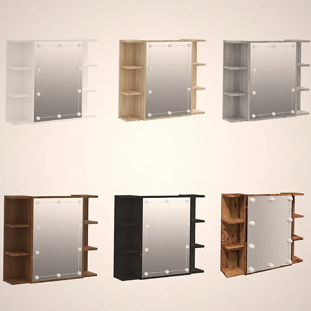 LED Spiegelschrank Badezimmerspiegel Badschrank Wandspiegel Bad-Spiegelschrank