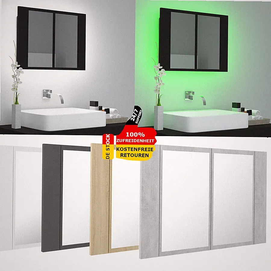 LED Spiegelschrank Badschrank Badezimmerschrank Hängeschrank Badspiegel Spiegel