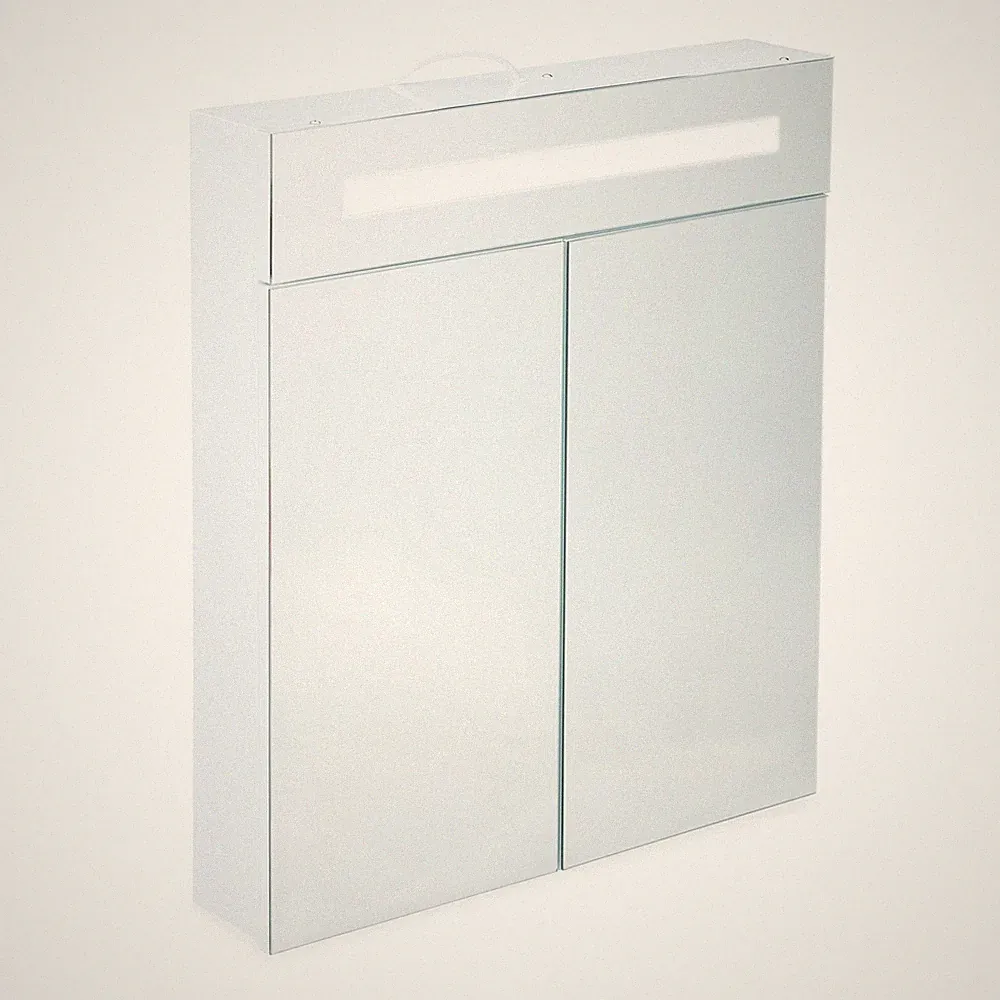 Transparent Beleuchteter Spiegelschrank