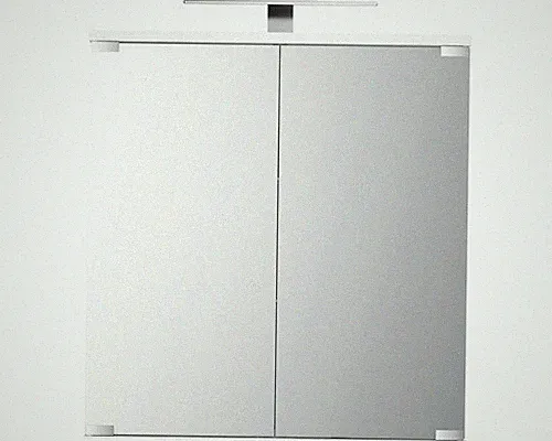 LED Spiegelschrank Jokey Kandi 60 x 19,4 x 70,2 cm weiß hochglanz 2 trg.