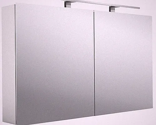 LED Spiegelschrank mee AP 120 cm 2-türig