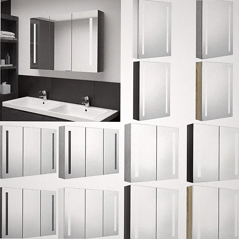 LED Spiegelschrank Spiegel Badschrank Badspiegel Badezimmer Hängeschrank DE