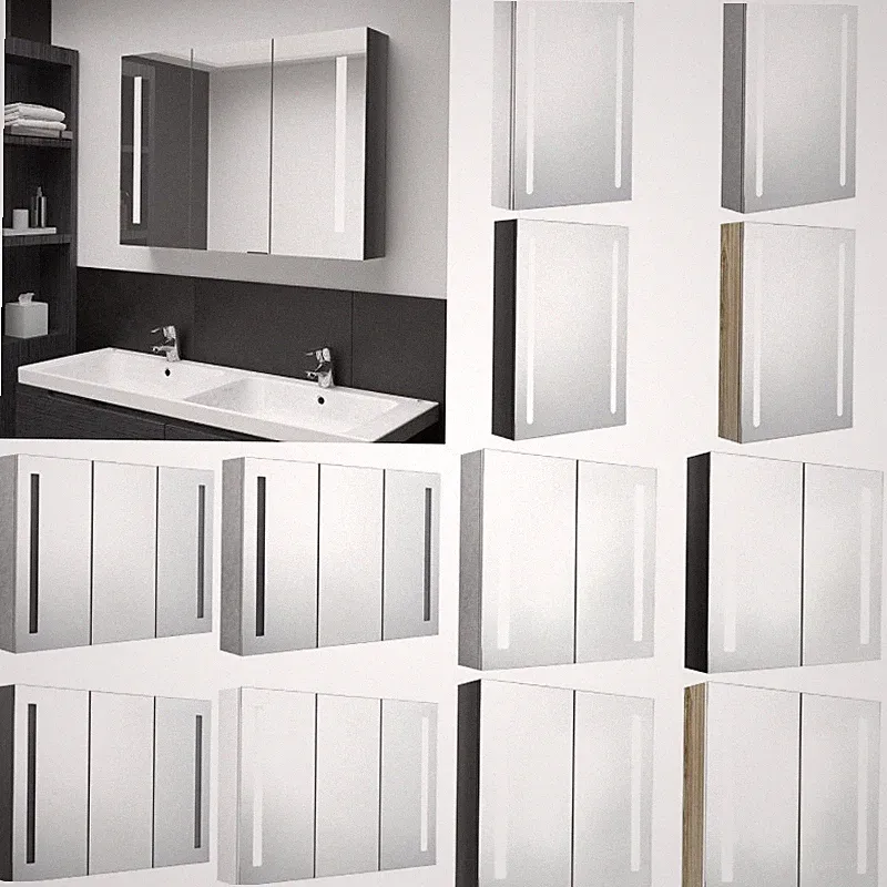 LED Spiegelschrank Spiegel Badschrank Badspiegel Badezimmer Hängeschrank DE