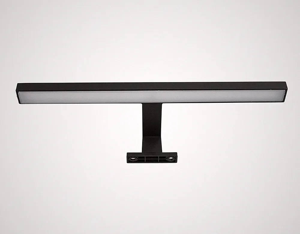Livarno Home LED Schrank-/Spiegelleuchte schwarz neutralweiß 4 Watt Länge 30 cm