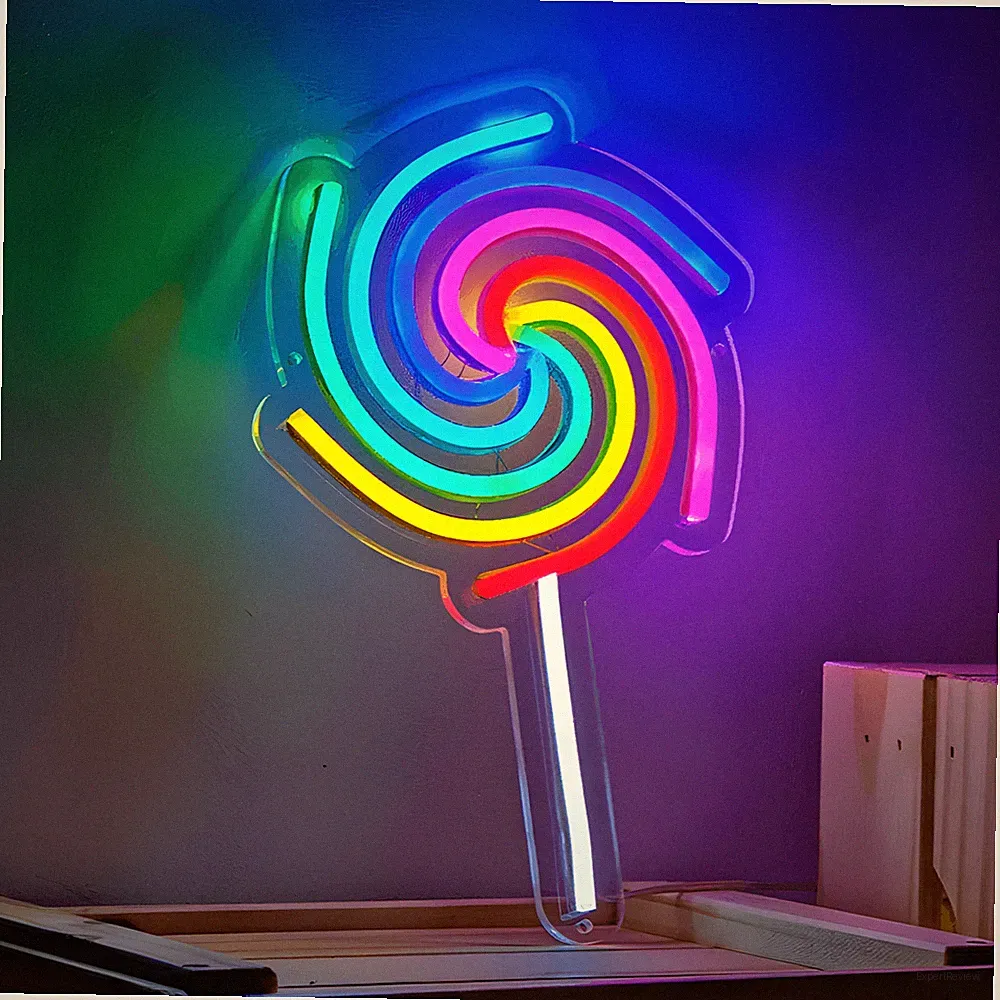 Neon LED Schild USB Licht Wand Deko Leuchte Gaming Setup Streamer Beleuchtung