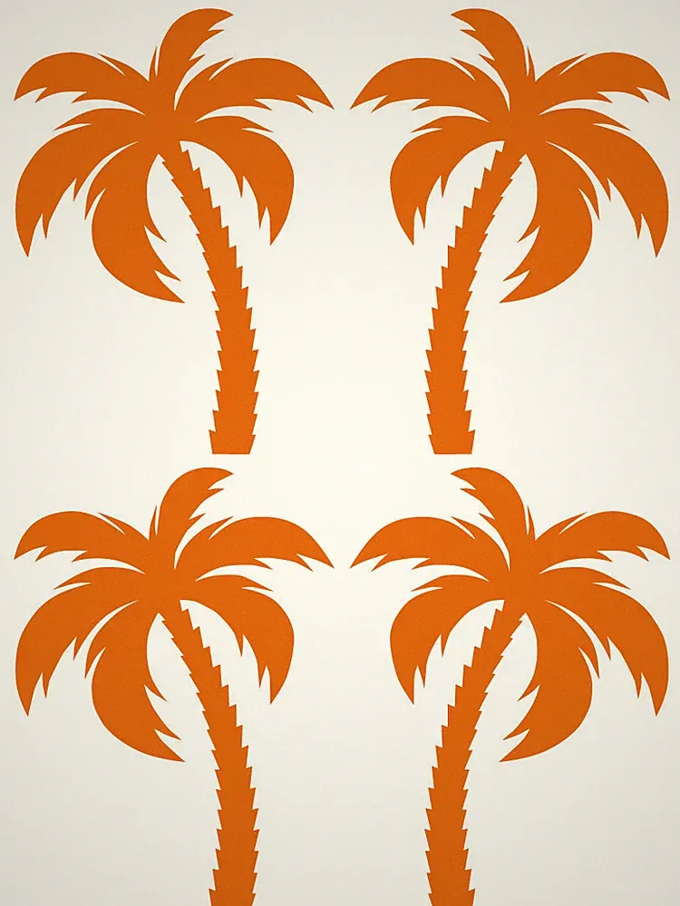 PALMEN AUFKLEBER Deko Sticker Palme Wandtattoo Möbel Fenster Auto Urlaub Insel