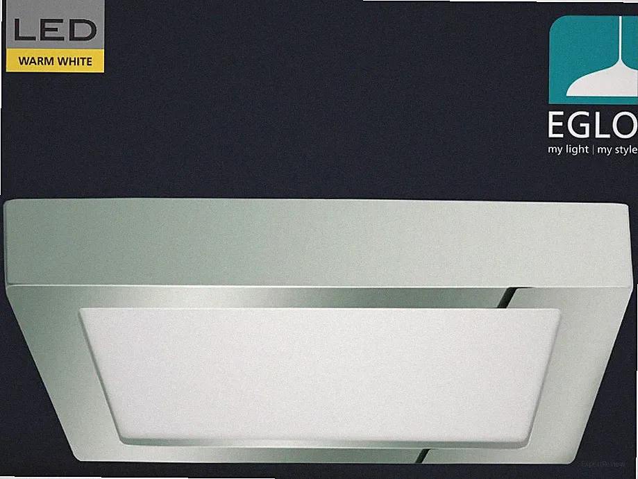 Panel Badlampe LED Decken Leuchten chrom IP44 Lampe Leuchte eckig 30cm 3000K