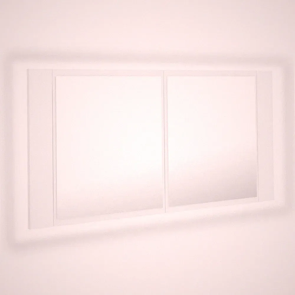 Panorama Spiegelschrank | Badezimmer | Schminkspiegel | mit LED-Beleuchtung