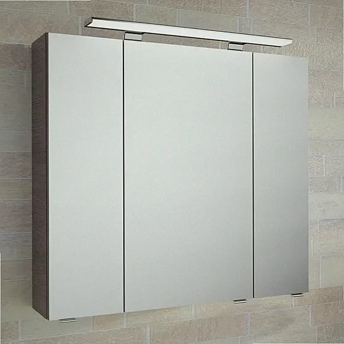 Pelipal Serie 4010 Spiegelschrank 80 x 70,3 cm mit LED-Aufsatzleuchte