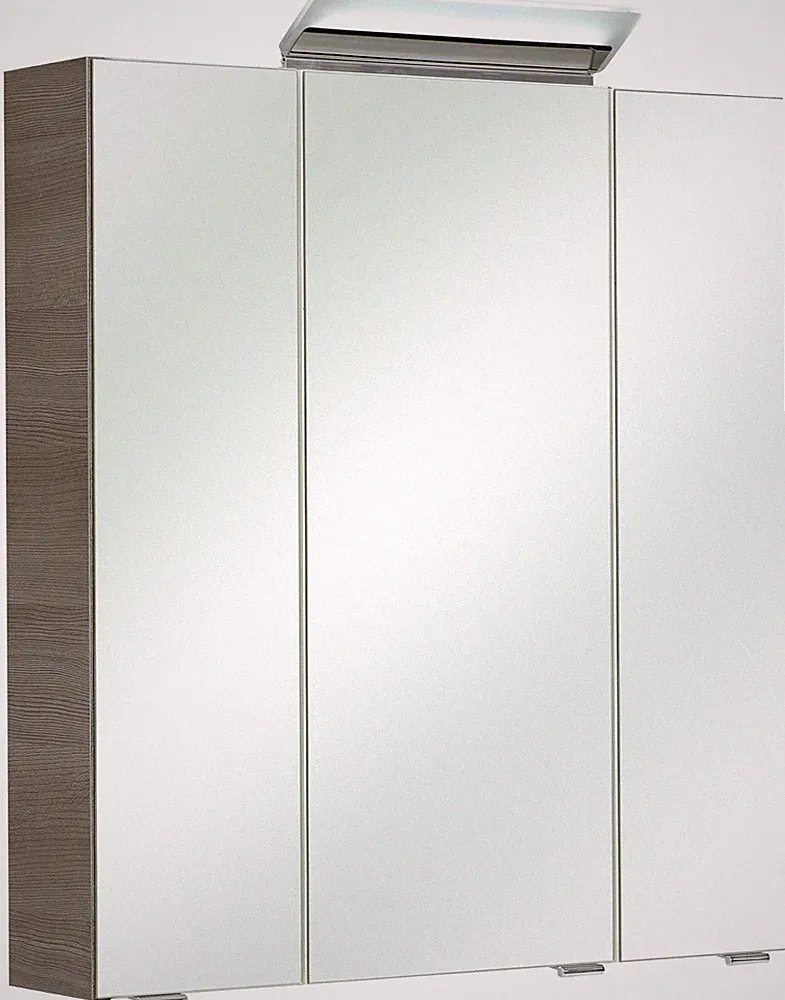 Pelipal Spiegelschrank Badschrank MADE IN GERMANY Türdämpfung Grau 70x65x16 cm